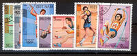 Vietnam-Nord 7 Werte Vietnam-Nord, Mi-Nr. 1451A-G, Olympische Sommerspiele Los Angeles -