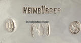 Kopenhagen/Dänemark 1932 Fritz S. Heimbürger / Schüssel auf Standfuß, verziert mit Trauben 2-3