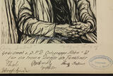 Ahlen / Kreuth O.J. Holzschnitt August Bebel von Alfred Kitzig, handsigniert 2-3