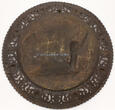 Deutsches Reich um 1890 Bronzeteller / Wagner
