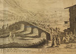 Italien / Neapel / Vesuv 1593 - 1650 Original Kupferstich aus dem Buch Theatrum Europäum von Matthäus Merian... 3