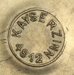 Deutsches Reich 1905 Flaschenhalter / Flaschenträger / Jugendstil / Kayserzinn Nr. 4812 2-3