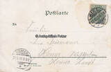 Deutsches Reich 1900 Ansichtskarte / Postkarte / Künstlerkarte / Litho / Stolz weht die Flagge ... 2-3