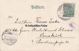 1901 Ansichtskarte / Postkarte / Litho / Gruss aus Düsseldorf / Bismarck Denkmal 2