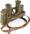 Deutsches Reich um 1915 Fernglas / Marineglas / 6x / Car Zeiss Jena / mit Riemen und Regenschutzkappe 2-3