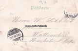Berge-Borbeck/Essen 1899 Litho/Gruss aus Berge-Borbeck/Bahnhof./Marktplatz. 3