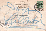1896 Vorläuferkarte/Gruss vom Kranenkasper/Lippstadt 3