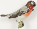 Drittes Reich WHW/Vögel unserer Heimat (Porzellanabzeichen)/Dompfaff/Tieste Nr. 465 -