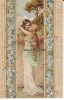 Deutsches Reich Ansichtskarte/Postkarte/Künstlerkarte/Jugendstil/Frau mit Mann/Blumen -