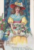 Deutsches Reich Ansichtskarte/Postkarte/Herzlichen Glückwunsch zum Geburtstage -
