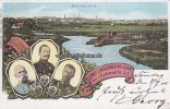 Myslowitz/Oberschlesien Ansichtskarte/Postkarte/Gruss von der Drei-Kaiserreichs-Ecke bei Myslowitz, O.S. -