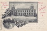 Elberfeld/Wuppertal Ansichtskarte/Postkarte/Gruss vom Gartenfeste am 9. Juli 1900./Bergisches ... -