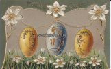 Deutsches Reich Ansichtskarte/Postkarte/Prägekarte/Fröhliche Ostern -