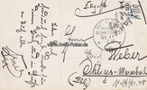 Deutsches Reich Ansichtskarte / Feldpost / Marine-Schiffspost No.117/4. Torpedoboots-Halbflottille -