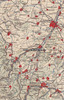 Arnstadt / Plaue / Ilmenau Ansichtskarte / Postkarte / Karte / Nr. 865 / Maßstab 1 : 200.000 -