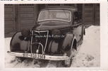 Deutsches Reich Fotokarte / Oldtimer mit Blechschaden -
