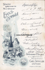 Eyach / Börstingen / Starzach / Stuttgart Speisekarte / Menükarte / Litho / Eyach-Sprudel / Carl Spingler / Tafelwasser... -