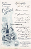 Eyach / Börstingen / Starzach / Stuttgart Speisekarte / Menükarte / Litho / Eyach-Sprudel / Carl Spingler / Tafelwasser... -
