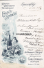 Eyach / Börstingen / Starzach / Stuttgart Speisekarte / Menükarte / Litho / Eyach-Sprudel / Carl Spingler / Tafelwasser... -