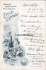 Eyach / Börstingen / Starzach / Stuttgart Speisekarte / Menükarte / Litho / Eyach-Sprudel / Carl Spingler / Tafelwasser... -