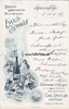 Eyach / Börstingen / Starzach / Stuttgart Speisekarte / Menükarte / Litho / Eyach-Sprudel / Carl Spingler / Tafelwasser... -