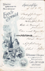 Eyach / Börstingen / Starzach / Stuttgart Speisekarte / Menükarte / Litho / Eyach-Sprudel / Carl Spingler / Tafelwasser... -