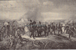 Braunschweig Ansichtskarte / Postkarte / Heldentod Friedrich Wilhelms in d. Schlacht bei ... -