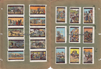 Deutsches Reich 19 Reklamemarken / Weltgeschichte -