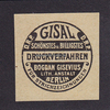 Berlin Siegelmarke / Verschlussmarke / Reklamemarke / Gisal D.R.P. schönstes u. ... -