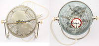 Bundesrepublik Deutschland Gekra / Heizung und Ventilator / funktionsfähig / 220 V. in 7. Stufen regelbar -
