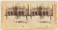 Venedig/Italien Stereoskopie / Foto / Littleton View Co. / Underwood / San Marco, Venedig, ... -