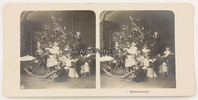 Deutsches Reich Stereoskopie / Foto / 1 Weihnachtsfreuden -