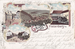 Plettenberg i./W. Ansichtskarte / Postkarte / Litho / Gruss aus Plettenberg i./W. / Strassenbahn.. -