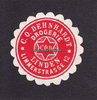 Linden/Limmer/Hannover Siegelmarke / Verschlussmarke / Reklamemarke / C. O. Denhardt Drogerie Linden .. -