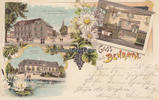 Düsseldorf/Benrath Ansichtskarte / Postkarte / Litho / Gruss aus Benrath. / Königliches Schloss /.. -