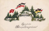Ansichtskarte / Postkarte / Prägekarte / Herzliche Neujahrsgrüsse! -