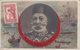 Istanbul / Stamboul / Türkei Ansichtskarte / Postkarte / Sultan Muhammed V. / mit Durchgangsstempel: Stamboul -