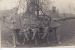 Deutsches Reich Fotokarte / Nach der Verleihung des Eisernen Kreuzes 2. Klasse -