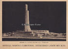 50 Pfennig um 1927 Laboe/Kiel Ansichtskarte / Bausteinkarte / Modell Marine=Ehrenmal Ostseebad Laboe bei Kiel 3
