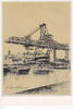 Augsburg / Nürnberg Ansichtskarte / Postkarte / Künstlerkarte / M.A.N.-Verladebrücke mit ... -
