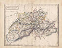 Schweiz Original Landkarte, Switzerland. / Walker's Atlas. / Gestochen von Sidney .. -