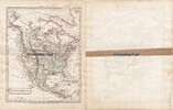 Nordamerika Original Landkarte, North America / Walker's Atlas. / Gestochen von Sidney .. -
