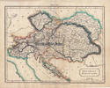 Austrian Dominions Original Landkarte, Austrian Dominions / Walker's Atlas. / Gestochen von .. -