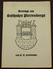 Plettenberg P. D. Frommann / Beiträge zur Geschichte Plettenbergs -