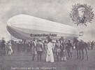Frankfurt a. Main Große Ansichtskarte / Postkarte / Drucksache / Zeppelin's Landung auf der Ila.. -