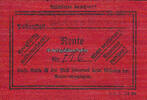 Deutsches Reich Dokument / Rente Nr. 716 / Sorgfältig aufbewahren / Nicht verlieren -