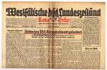 Drittes Reich / Westfalen Westfälische Landeszeitung Rote Erde / Amtliches Blatt der NSDAP -