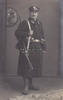 Deutsches Reich Ansichtskarte / Postkarte / Fotokarte / Landwehrmann in Uniform mit Ausrüstung -