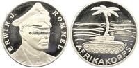 Bundesrepublik Deutschland Medaille / Sammleranfertigung / Erwin J. Rommel / Afrikakorps -