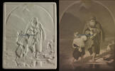 Berlin KPM Porzellan Bild / Lithophanie / Eduard Daege, der Messner -